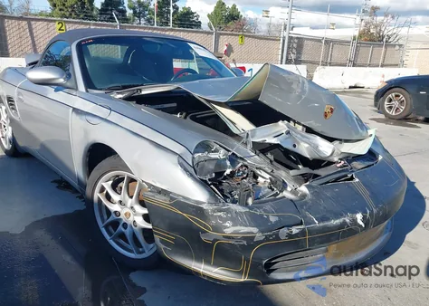 2003 Porsche Boxster z USA, uszkodzony, nr VIN WP0CA29883U624334